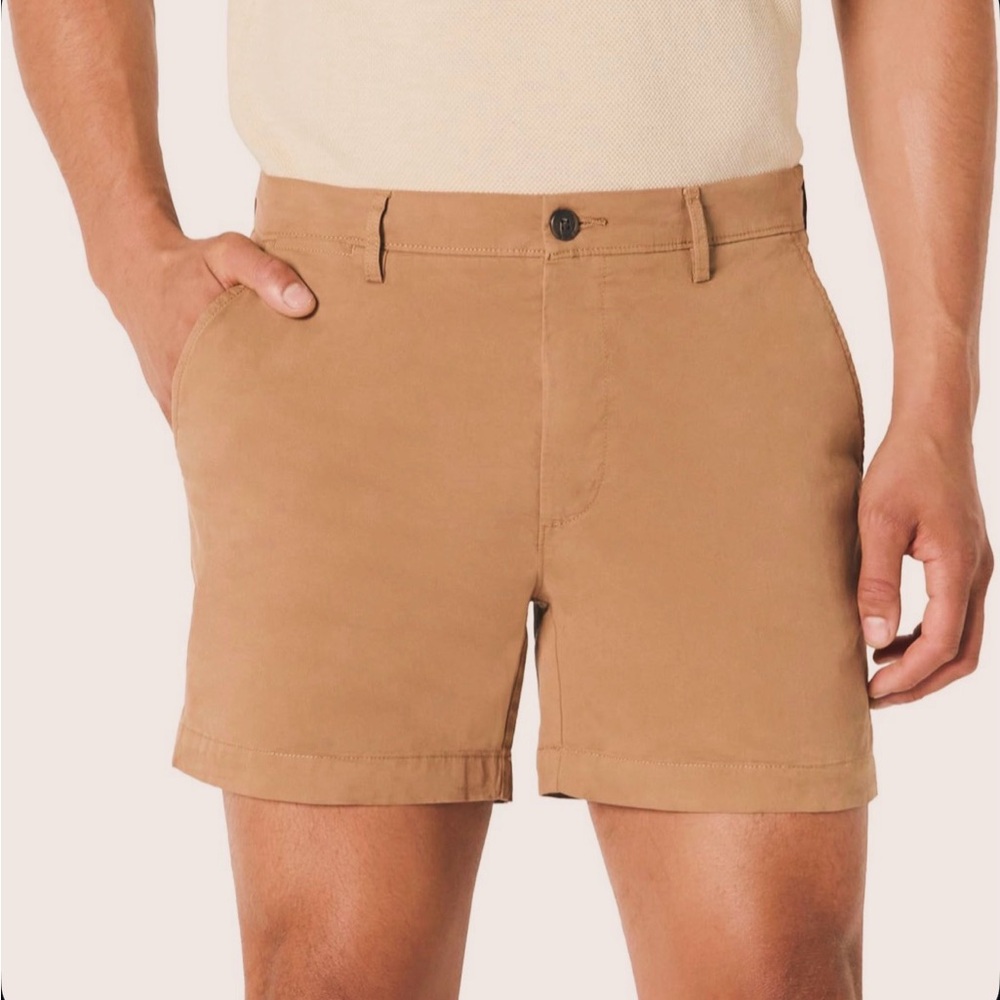 NWT Amazon Essentials Slim-Fit 5" Flat-Front Comfort Stretch Chino Shorts Sz: 40